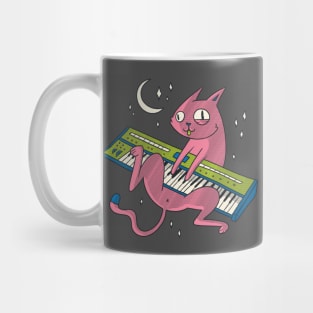 cat synth Mug